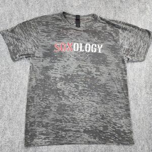 Boston Red Sox Shirt Adult XL Gray Soxology Alternative Vintage Soft Made In USA